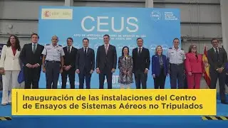 Pedro Sánchez inaugura las instalaciones del Centro de Ensayos de Sistemas Aéreos no Tripulados