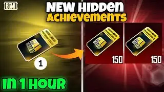 😱 New All Easily Hidden Achievements For 150 Premium Coupons Creates in pubg Bgmi | New Top 10