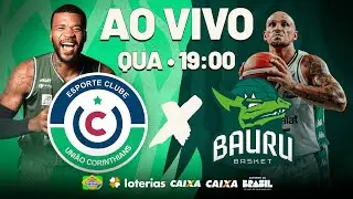 Ceisc/União Corinthians x Bauru Basket | NBB CAIXA 2025/26 | AO VIVO | 21/01/2025 | 19h00