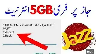 Jazz Super 4G free 5GB Internet 2025 |  jazz free internet code 2025 | free internet 2025 3din