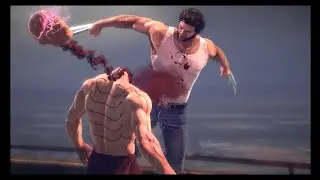 WOLVERINE V/S DEADPOOL (FINAL BOSS FIGHT) X-MEN ORIGINS WOLVERINE PC GAMEPLAY