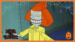 Mona the Vampire - My Teacher's a ROBOT! 🤖 | 🎃 Halloween Compilation 🎃 | WildBrain Monsters