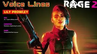 Rage 2: Lily Prowley Voice Lines