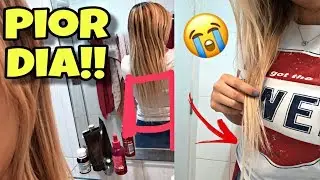 MEU CABELO QUEBROU TODO *tive que cortar tudo