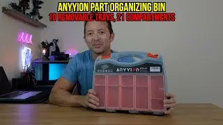 Органайзер для деталей Anyyion, двусторонний, 21 отделение.