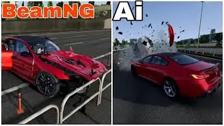 THE BEAMNG.DRIVE REALISTIC CRUSHES BUT AI #8