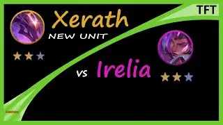 |TFT| New unit!! XERATH is CRAZY STRONG