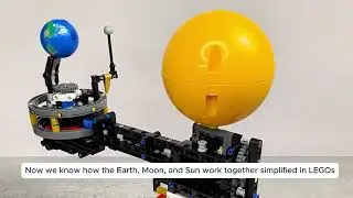 Earth, Moon & Sun in Motion &mdash; LEGO Science Build!