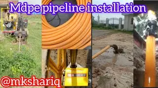 Mdpe pipeline installation | एमडीपीई गेस पाइपलाइन | #png #gas #shortvideo #techeducation @mkshariq