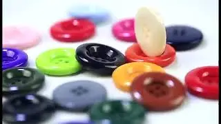 Round Resin Buttons Mixed Color Assorted Sizes for Crafts Sewing DIY Manual Button