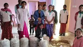 ଧିଙ୍ଗିରି ଛତୁ ଚାଷ ର ପ୍ରଣାଳି ଶିଖି ପାରିଲୁ ।