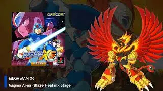 MEGA MAN X6 OST  -  Magma Area (Blaze Heatnix Stage) [EXTENDED]
