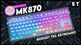 FL MK870 TKL Keyboard Build - Holy Cattle Switch + Akko Clear Keycaps | Samuel Tan