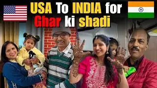 USA To India For A BIG Surprise!| Ghar Ki Shaadi ❤️ Albeli Ritu