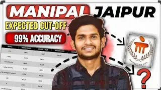 Manipal Jaipur Round 2 Cutoff 2025 | Last Chance for CSE?📉