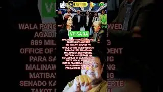 VP SARA OVP BUDGET 2026 APPROVED NG SENADO 5 MINS LANG❗#vpsara #ofwlife #philippines #duterte