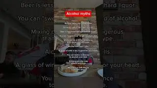 Alcohol myths vs reality⬇️
