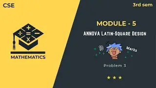 ANOVA Latin Square Design Problem 3 | Mathematics