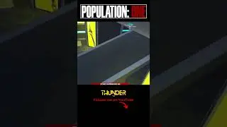 #shorts DONT BE SUSPICIOUS! HIDING IN METRO! | Thunder #populationone