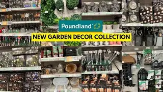 POUNDLAND GARDEN DECOR NEW COLLECTION WITH PRICE APR 2023 | POUNDLAND HAUL | TRAVELANDSHOP WITH ME