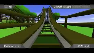 Wooden (2 rows) coaster POV ultimate coaster