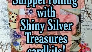 Snippet rolling with @ShinySilvertreasures cardkits! 💕☕☀️