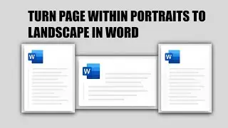 How to Landscape One Page in Microsoft Word in 2025