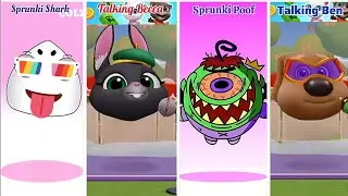 Who is best: Sprunki Shark vs Becca vs Sprunki Poof vs Ben ? 🤜🤛💥💪☄️💣| 🔥SUPER BATTLE🔥 Part #146