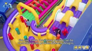 lilytoys inflatable park bounce castle  and inflatable slide for sale