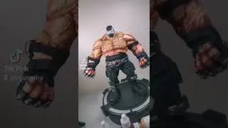 McFarlane Toys Bane skin repaint custom by Rain Cifra / Ralph Cifra. #mcfarlanetoys #bane #batman