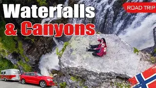 Norway, Road Trip to Venabygdfjellet - Day Hike to Waterfalls, 4k