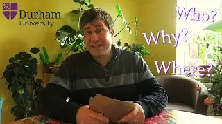 Studying Objects & Materials Analysis with Dr Kamal Badreshany - Durham University