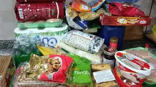 EŞİME İŞ YERİNDE VERİLEN  RAMAZAN  KARTI İLE NELER ALDIK MARKET  ALIŞ VERİŞİ YAPTIK