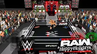 Новейшая арена WWE RAW 2025 для WR3D | Рождественская арена для WR3D от Kingzone