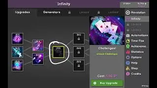 I unlocked Infinity challenges! | Revolution Idle Part 10