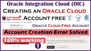 How to create Oracle Cloud Free Tier Account | Oracle Free Tier Account Creation Error Solved