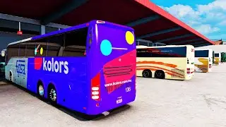 Autobús Fypsa Kolors Volvo 9700 Grand Terminal de Autobuses Central del Sur Taxqueña CDMX - VER ETS2