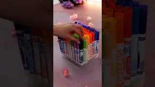 Playful Organization of Crayola Markers 😳