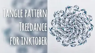 Easy to draw pattern for Inktober challenge