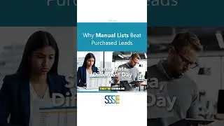 Why Manual Lists Beat Purchased Leads #ssse #selfstorage #data