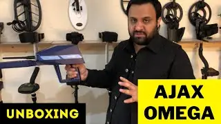 AJAX OMEGA METAL DETECTOR UNBOXING  زیر زمین  سونا, خزانہ اور سکے ڈھونڈنے والی مشین