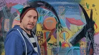 How to START a PAINTING Creative Process UNIQUE Modern ART by RAEART