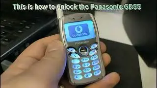 How to Unlock the Panasonic EB-GD55 - FREE solution