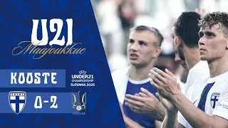 U21 Highlights (8 min.): Suomi–Ukraina 0–2 | UEFA U21 EURO 2025 -lopputurnaus | 15.6.2025