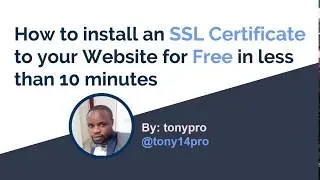 Install an SSL Certificate into your website for free in less that 10 minutes using Cloudflare