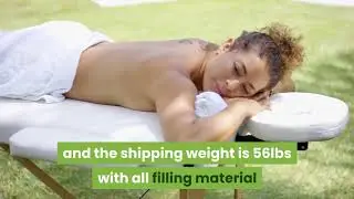 Why is the earthlite portable massage table box 56 lbs but the tble only 34 lbs?
