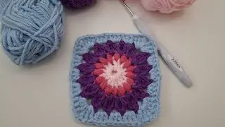 SQUARE em crochet muito fácil...#crochetlove