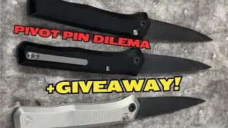 Fixing The Auto Knife Pivot Issue + Giveaway Announcement!