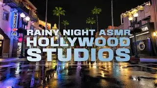 🌧️✨ Rainy Christmas Night at Disney&rsquo;s Hollywood Studios &ndash; Relaxing ASMR in 4K
