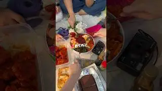 bibimbap picnic💐 #youtubeshorts #thingstodowithfriends #picnic #ideas #bibimbap